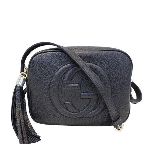 gucci soho disco bag black replica|authentic gucci soho disco bag.